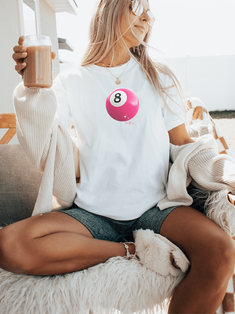 Comfort Colors Pink 8 Ball Shirt product image (9)