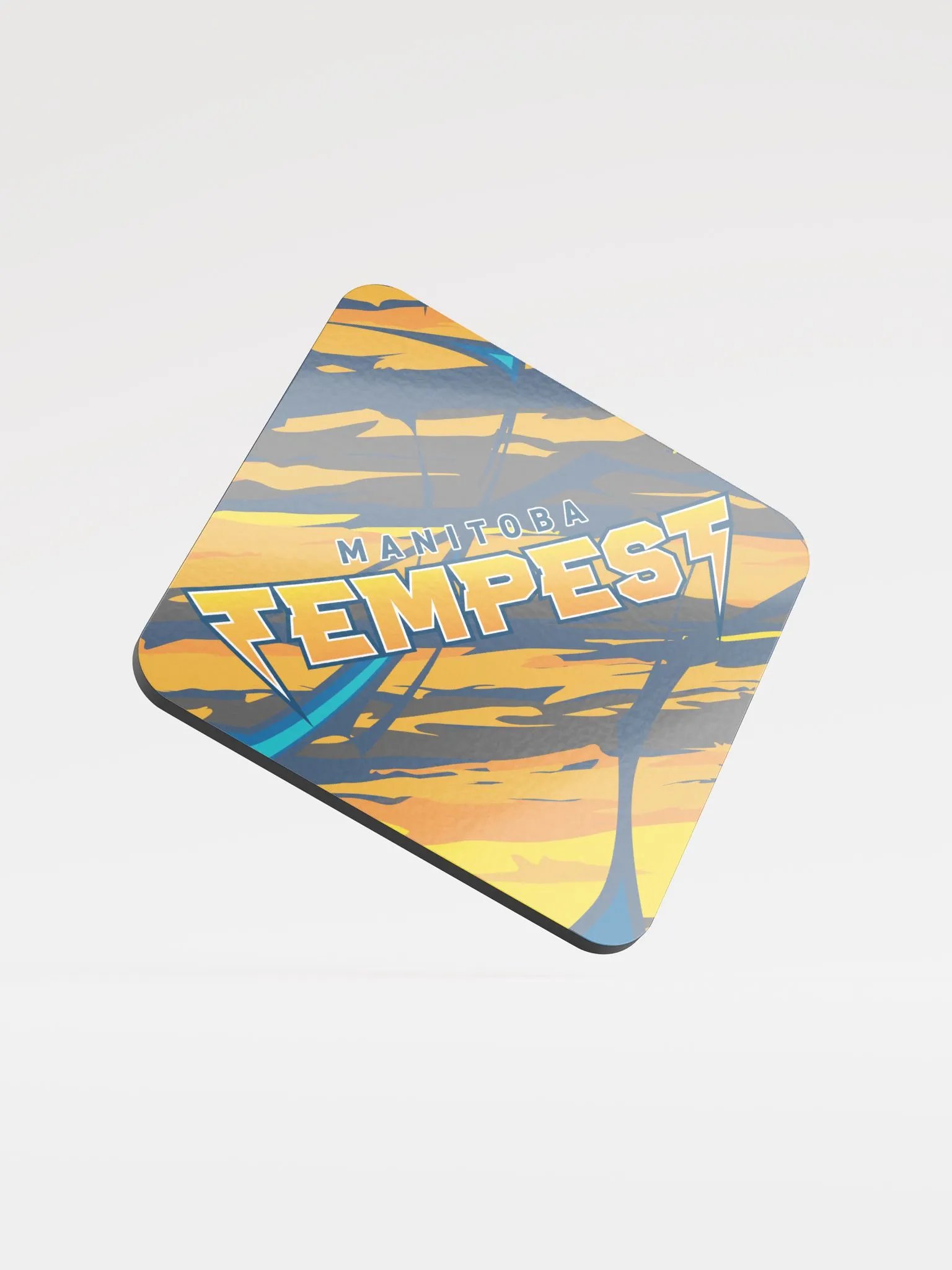 Tempest Dodgeball Club Glossed Cork Coaster product image (2)