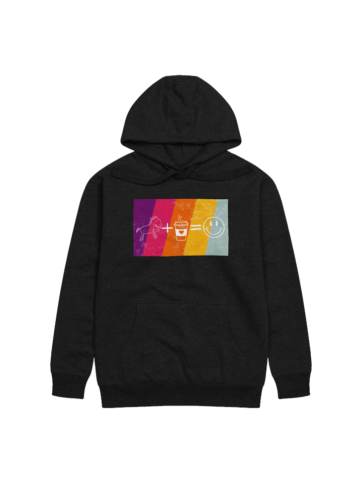 Horses + Coffee = Happiness Unisex Hoodie product image (2)