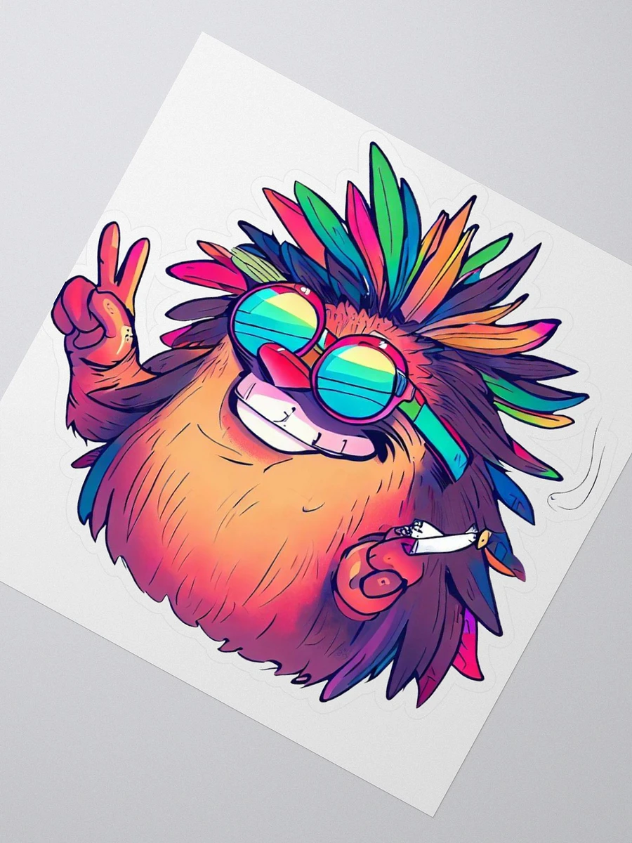 Hippy Porcupine Sticker product image (2)