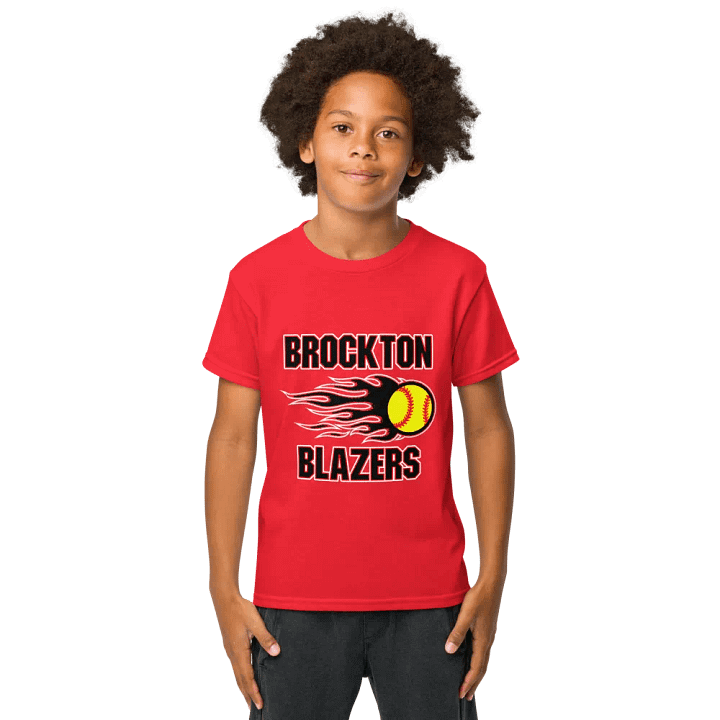 Youth Brockton Blazers Logo Tee - Red product image (1)