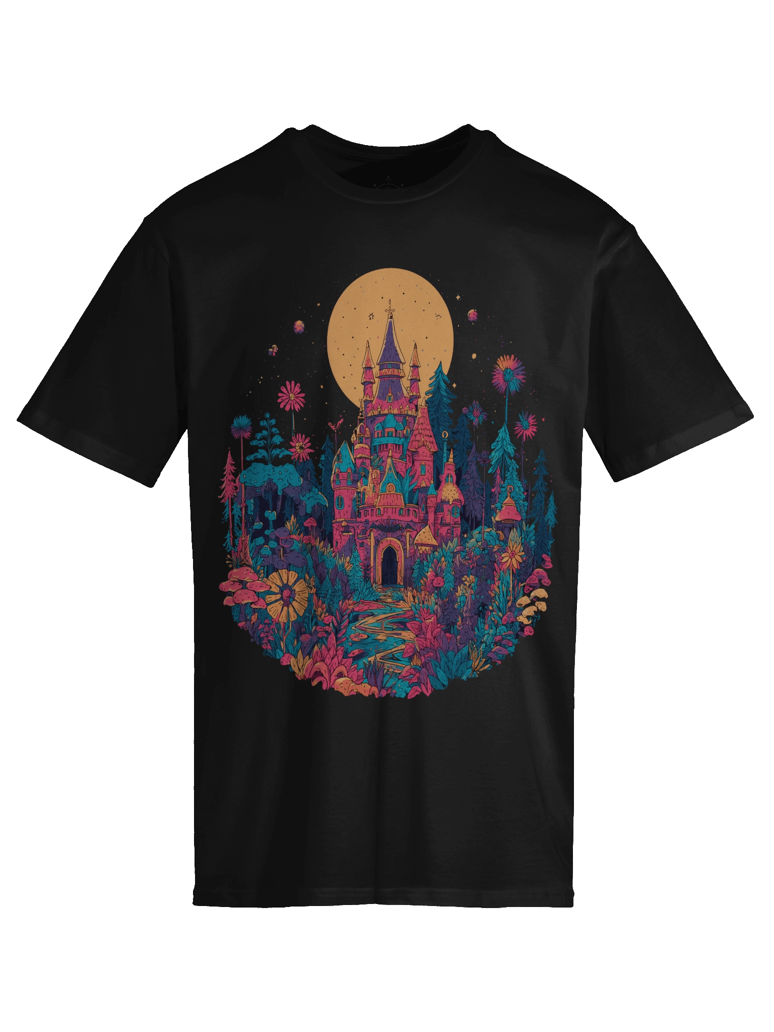 Neon Enchanted Castle Tee product image (22)