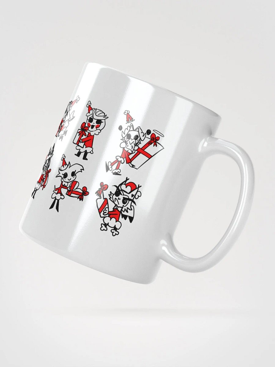 White Glossy Mug - Heavenly Santa Squad product image (5)