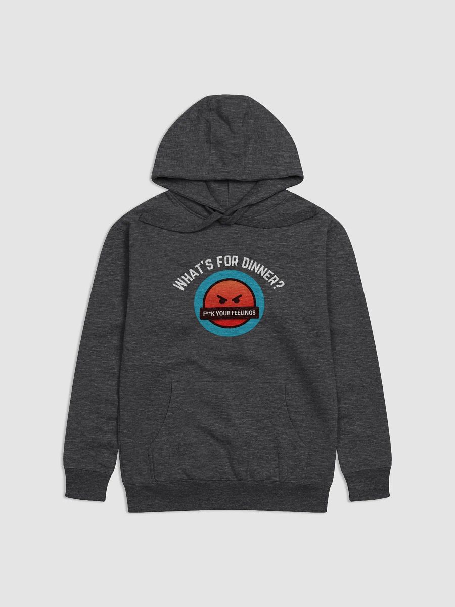 What's For Dinner Hoodie White Text product image (1)