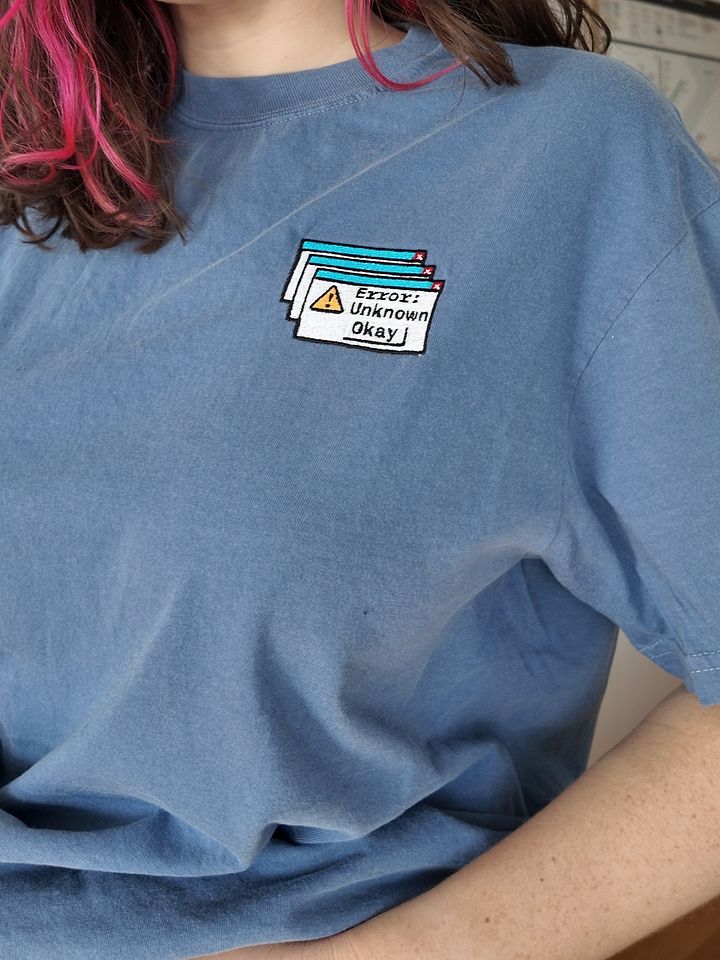 Error Unknown Embroidered T-Shirt product image (1)
