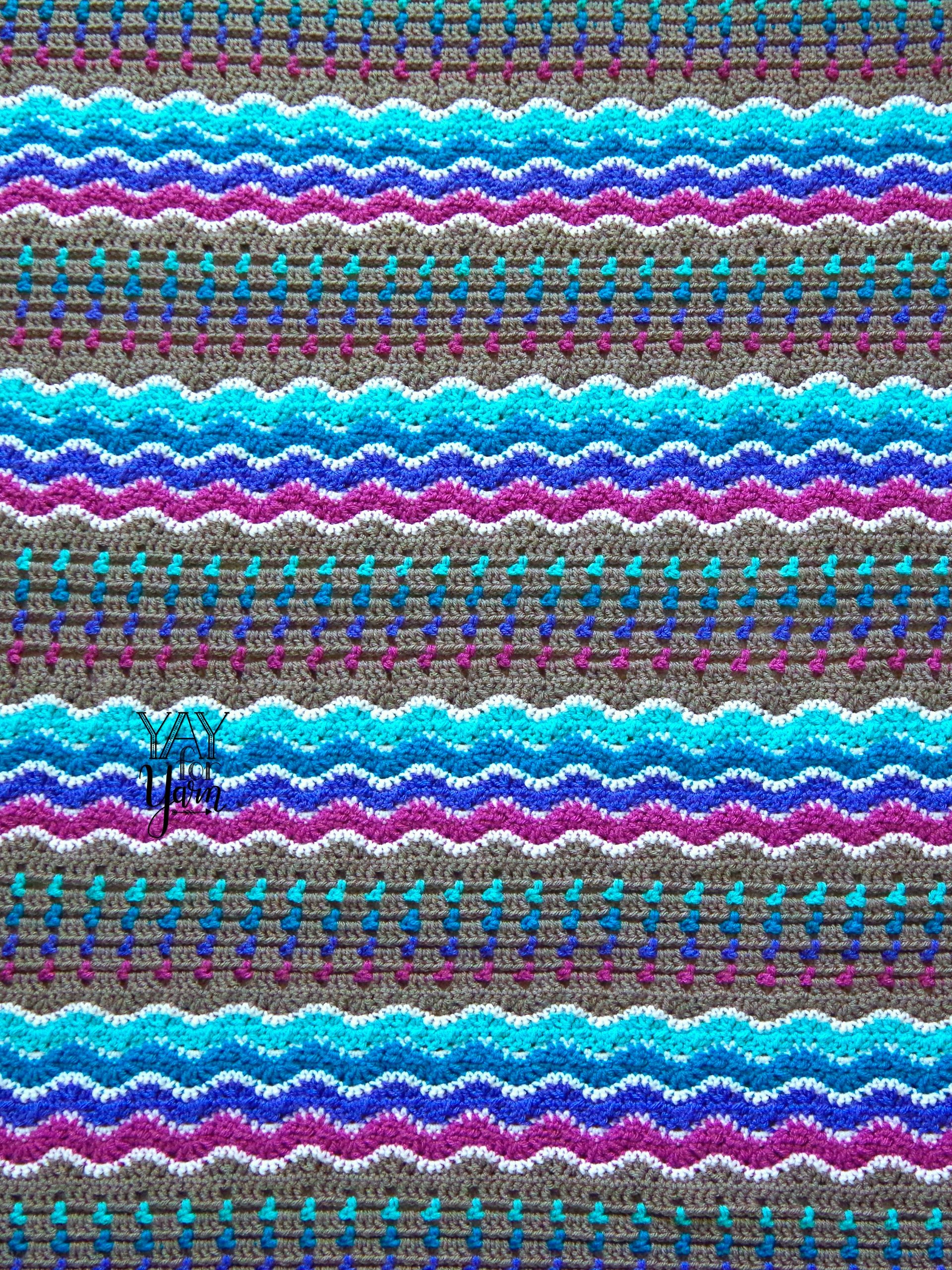 Whispering Waves Afghan - PDF Crochet Pattern product image (2)