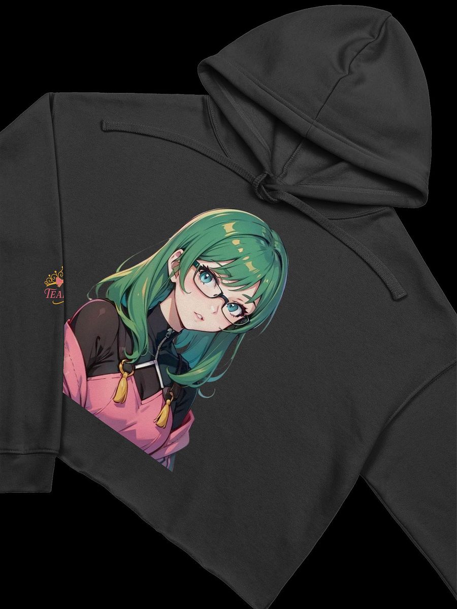 (Green WAIFU) K Crop Hoodie product image (3)