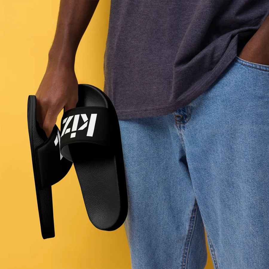 KIZ MEN'S SLIDES - BLACK / WHITE product image (4)