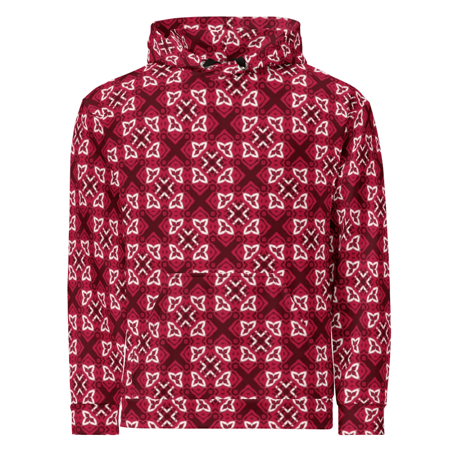 Intricate Crosses and Diamonds Unisex Hoodie product image (4)