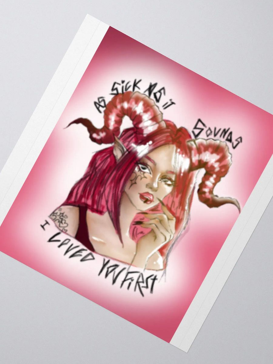 (echos art ) as sick as it sounds sticker product image (2)