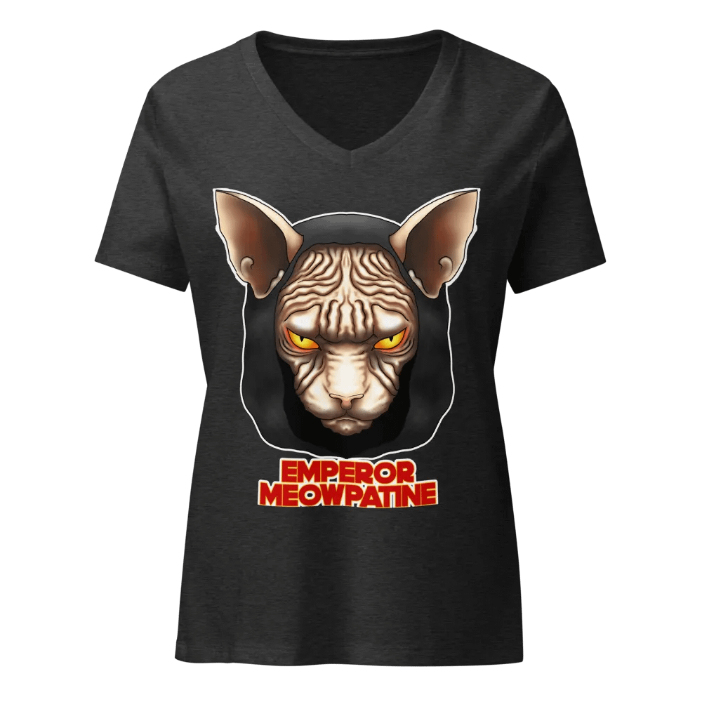 Emperor Meowpatine V Neck product image (3)