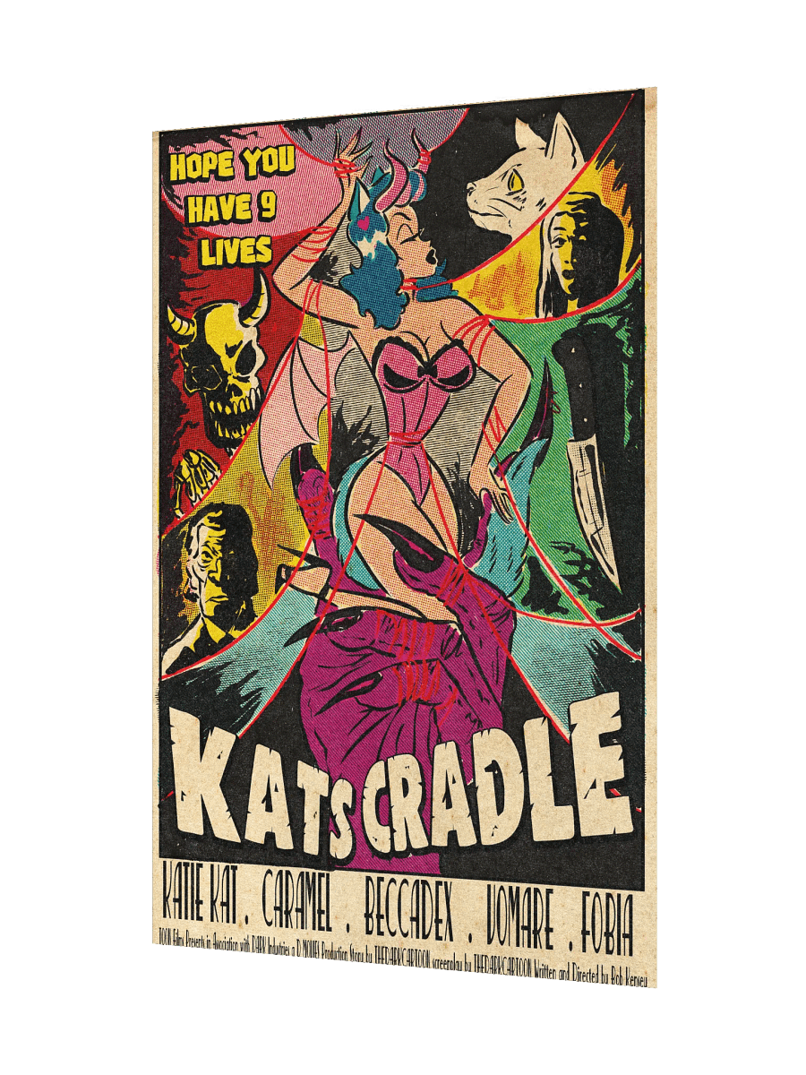 Retro Halloween Movie -Print product image (3)