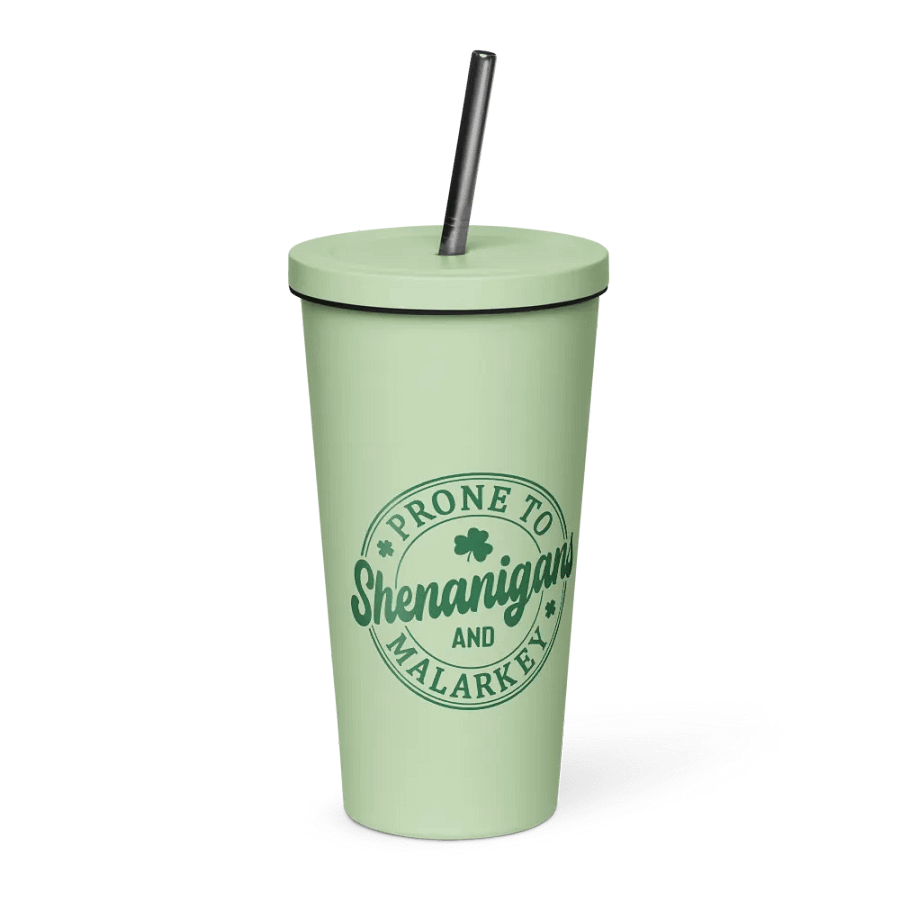 Shenanigans & Malarkey Green Insulated Tumbler product image (3)