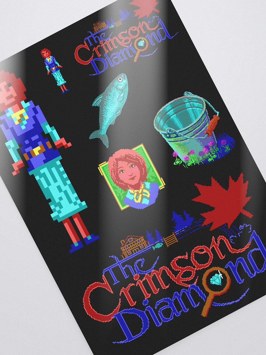 The Crimson Diamond Stickers! product image (2)