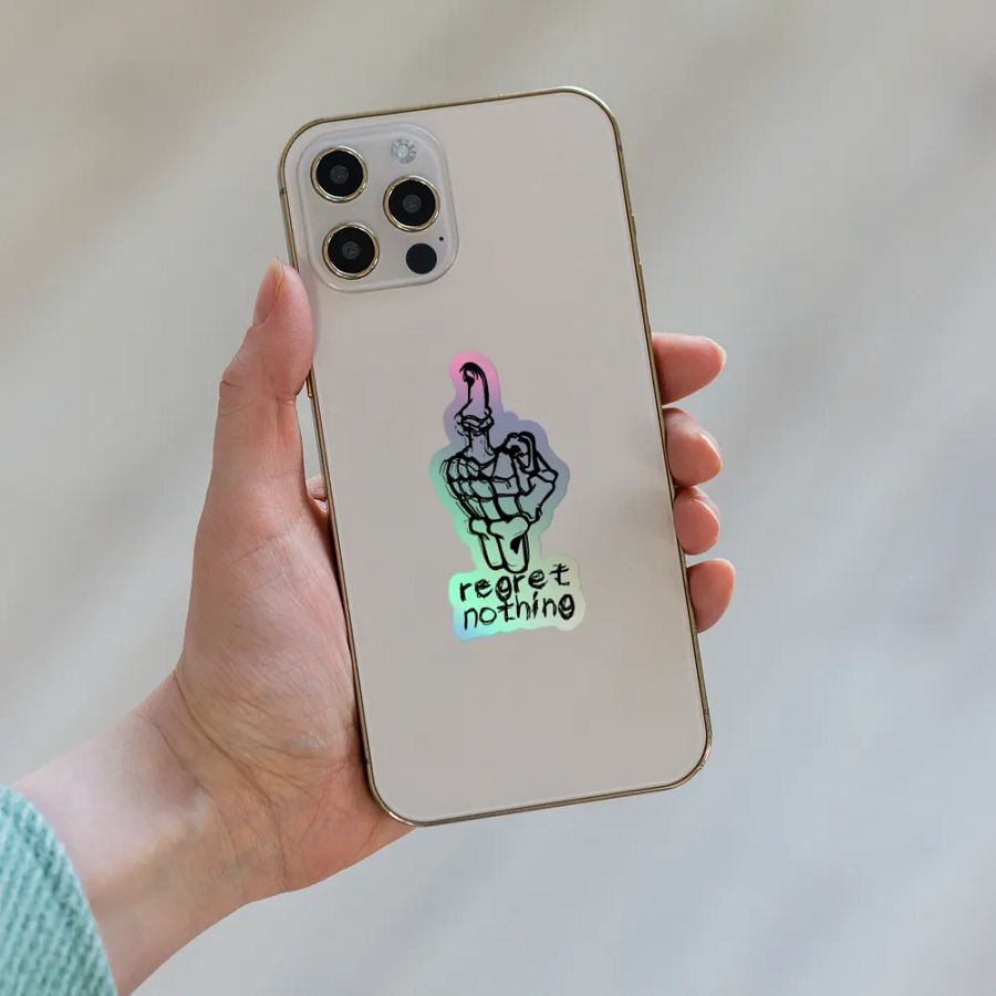 Regret Nothing Sticker product image (8)