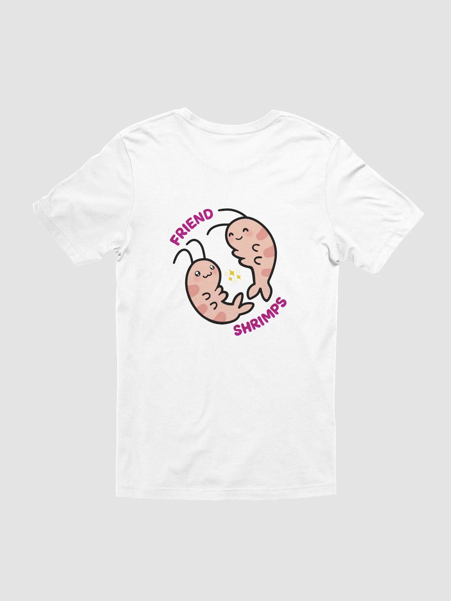 Friend Shrimps Unisex Tee (Badge Design) product image (3)