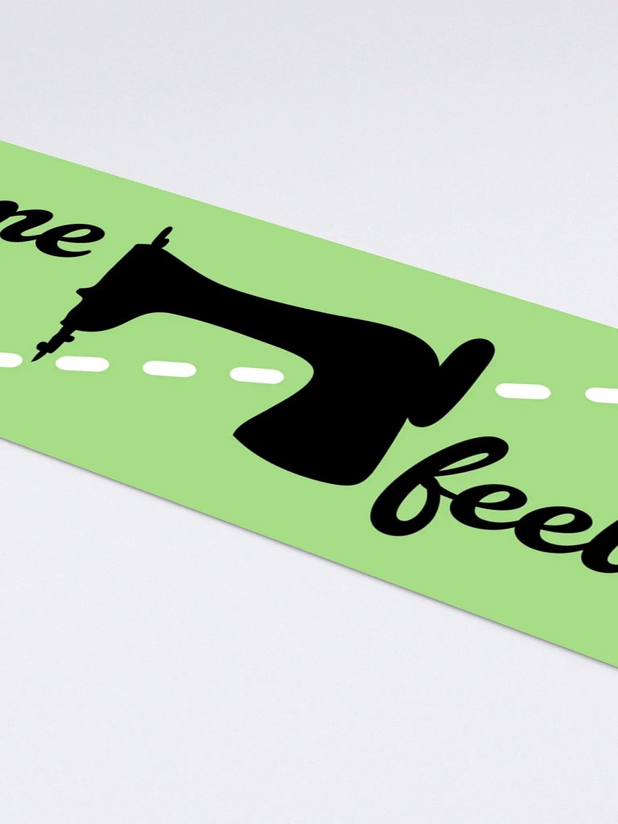 Feed Me Feel Happy Bumper Sticker product image (4)