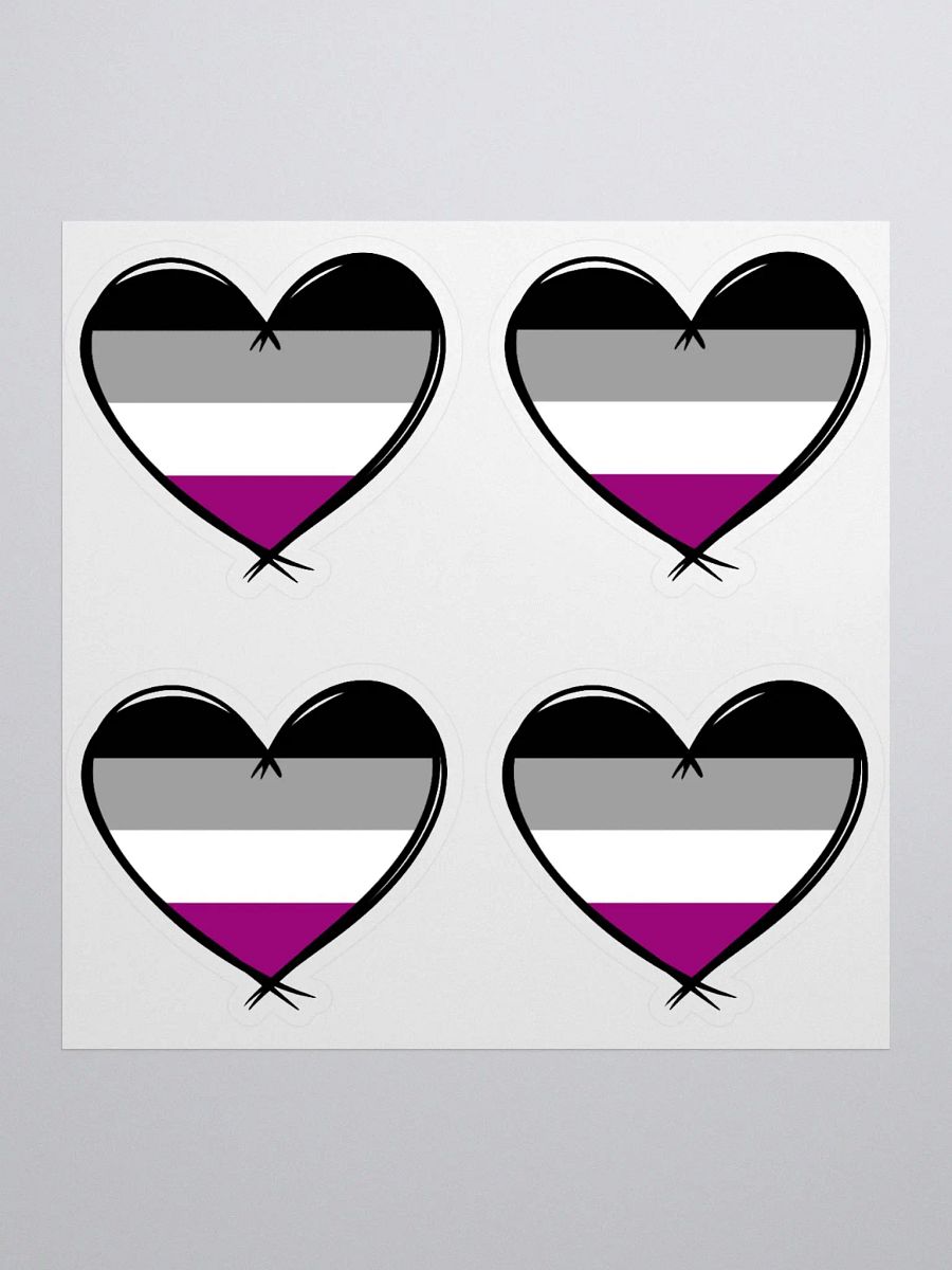 Asexual Pride Stickers product image (1)