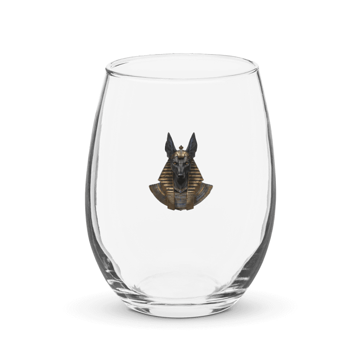 Anubis - The God of the Dead Stemless Water / Wine Glass product image (1)