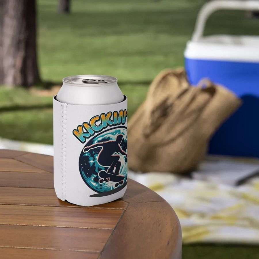 Kickin It Skaterboarder Lunar Kick Can Cooler product image (6)
