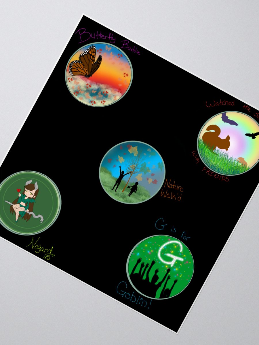 Camp Chaos 2025 Badge Sheet product image (5)