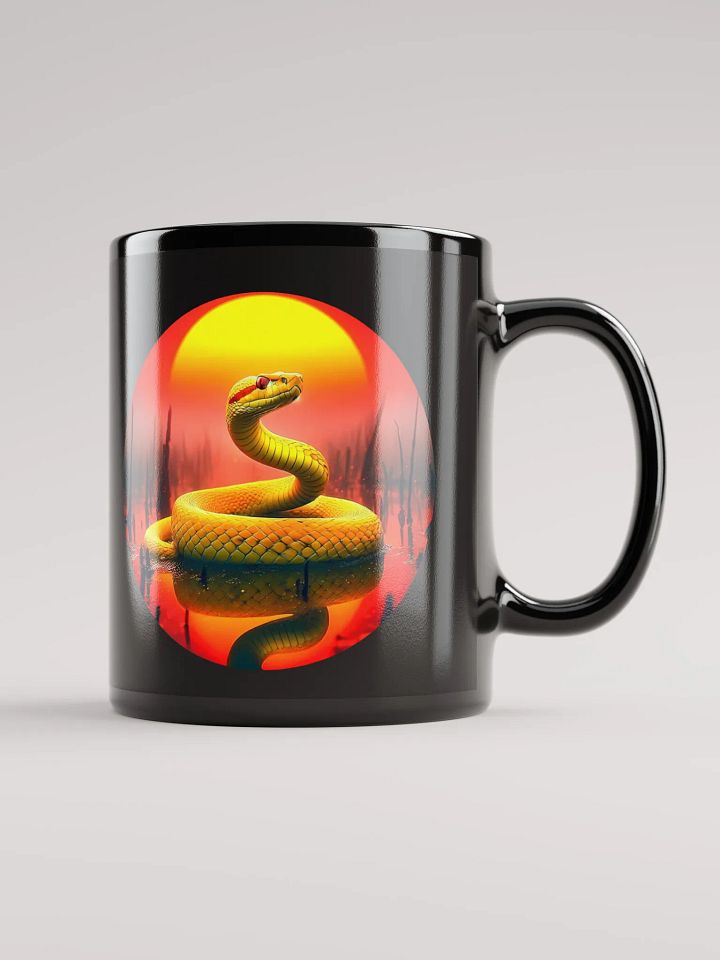 Sunset Serpent Black Mug product image (2)