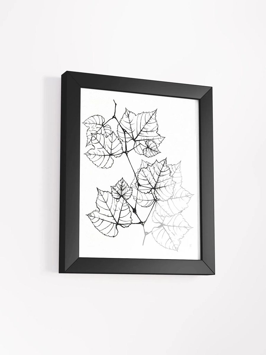 Botanical Bliss Framed Poster - Grape Leaves Elegant product image (5)