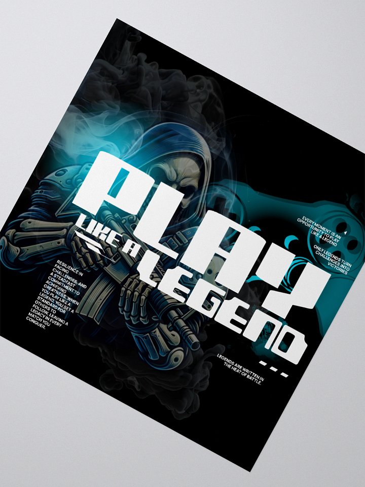 Play Like a Legend Kiss Cut Sticker product image (2)