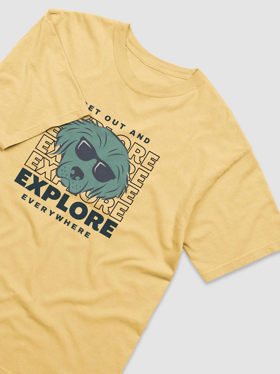 Seconds to Go Exploration Pigment Dyed T-Shirt Navy Slogan product image (10)