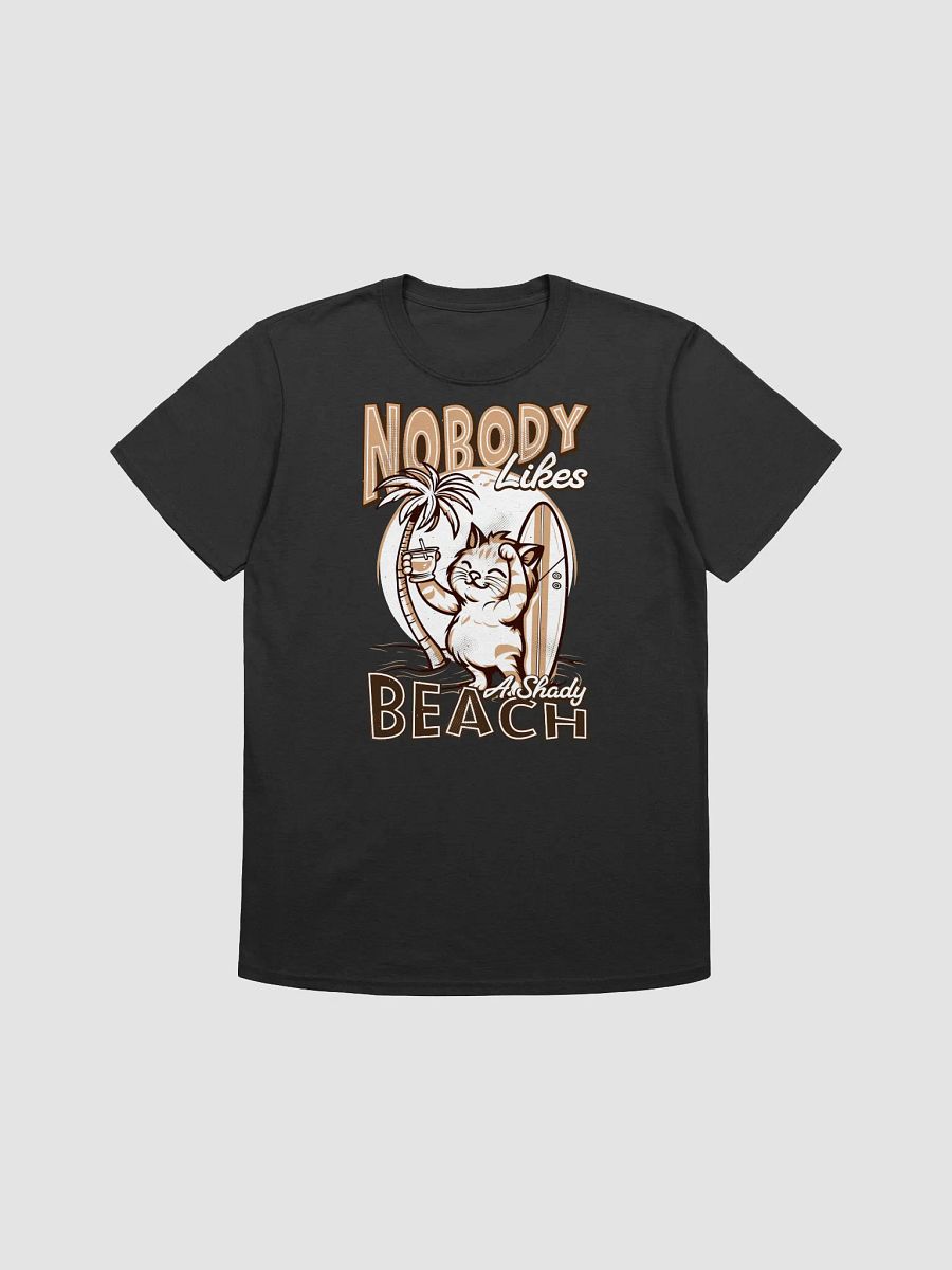 Shady Beach Cat Unisex T-Shirt product image (3)