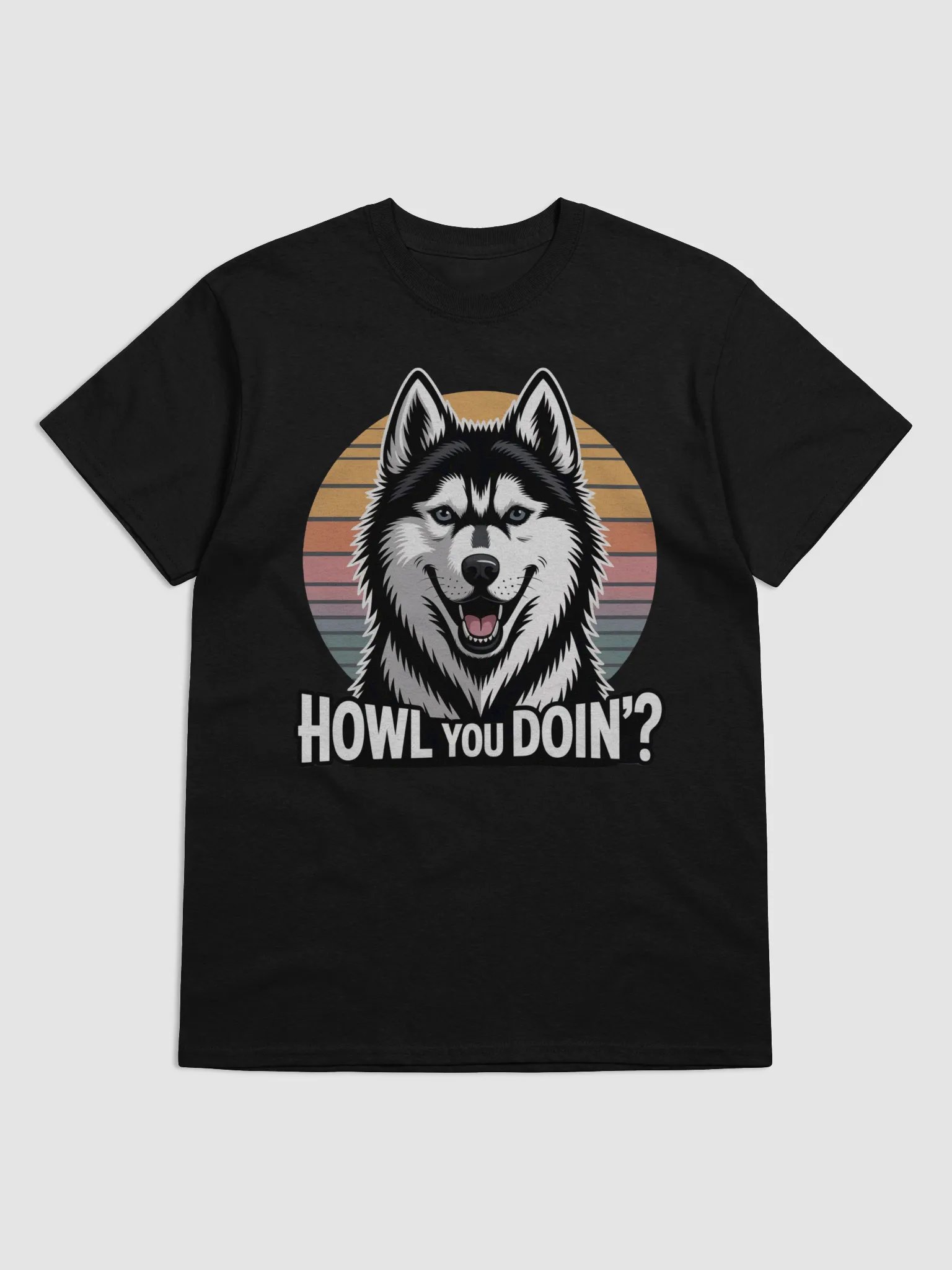 Howl You Doin'? Husky Graphic Tee product image (5)