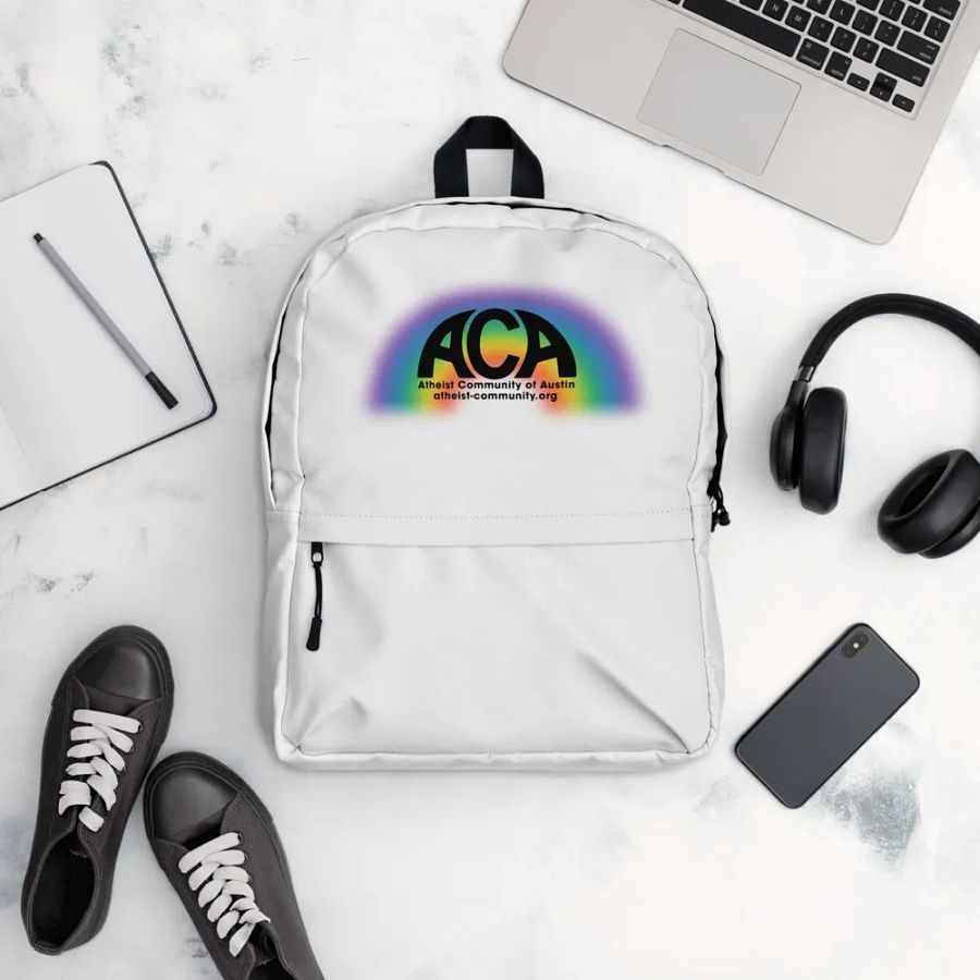 The Atheist Community of Austin - Rainbow Backpack product image (5)