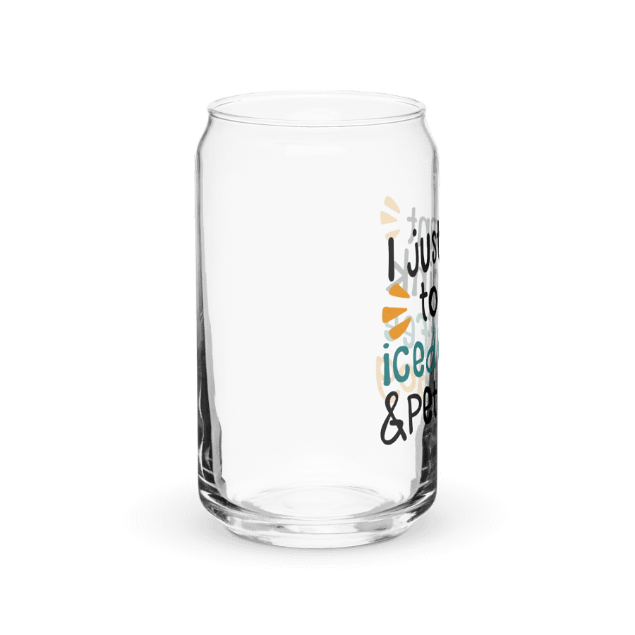 Iced Coffee & Dog - Can-Shaped Glass product image (10)