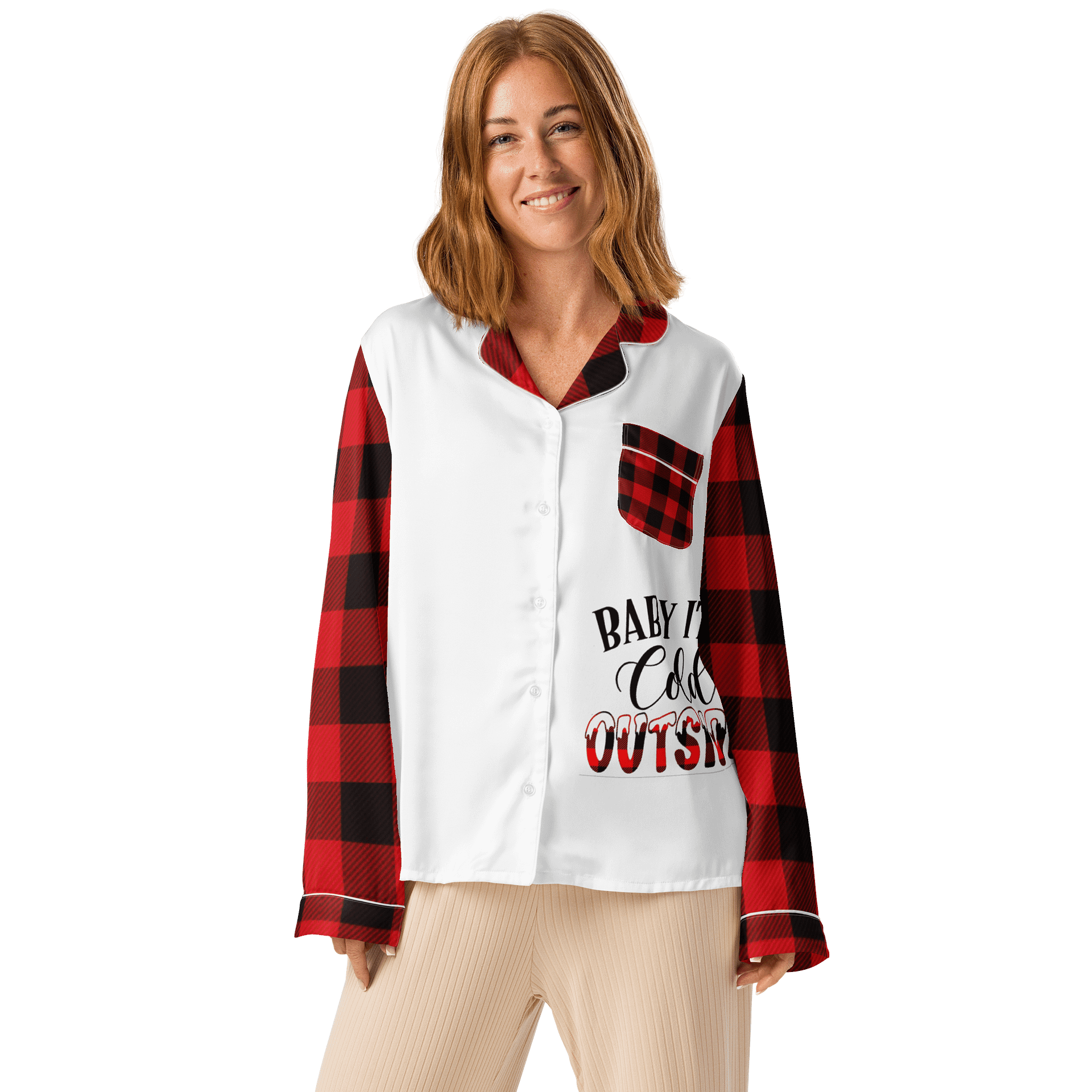 Baby It's Cold Outside Pajama Top product image (1)