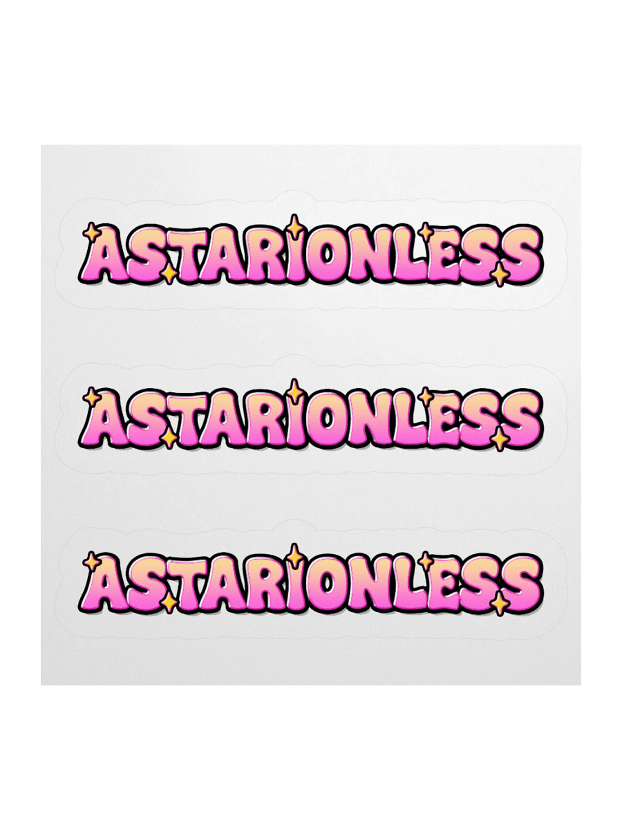 Human1 x Astarionless || Kiss Cut Stickers product image (1)
