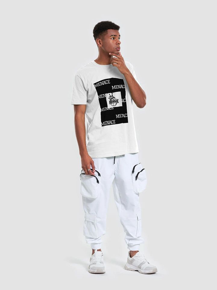 menace white pattern t-shirt product image (1)