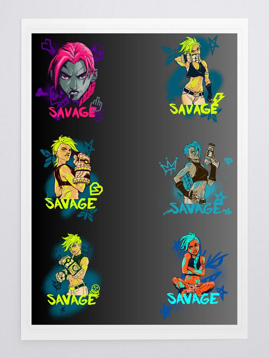 Savage Rebellion Sticker Collection product image (3)