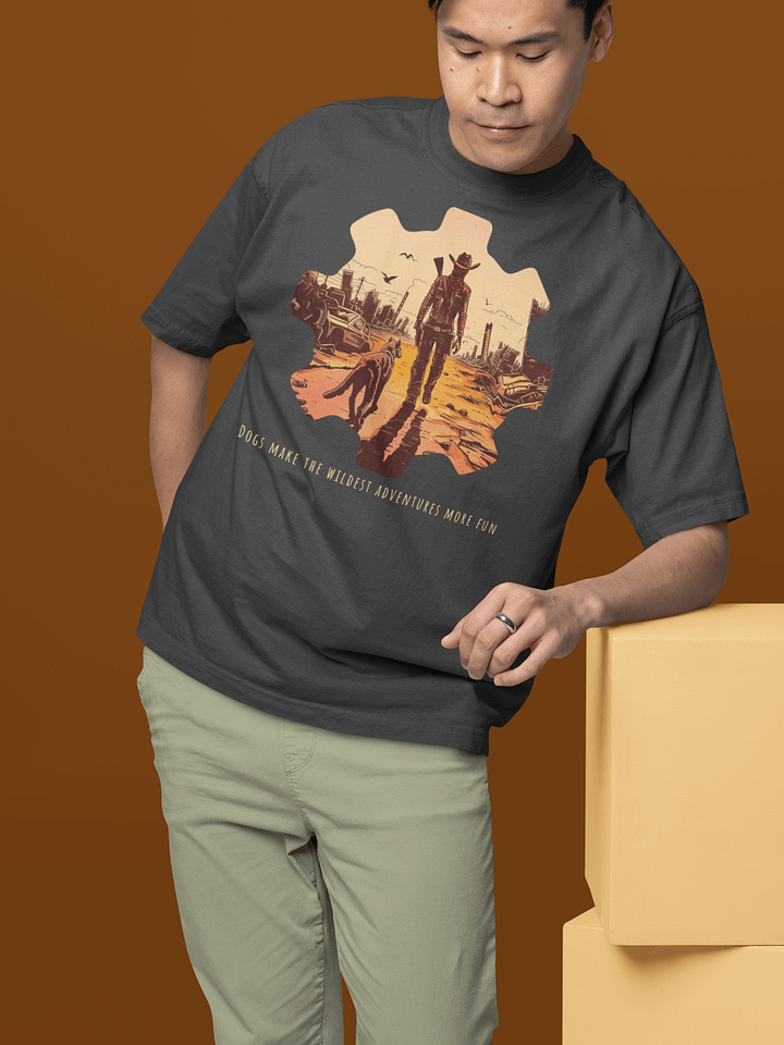 Deserted Outlaw Oversized Tee product image (1)