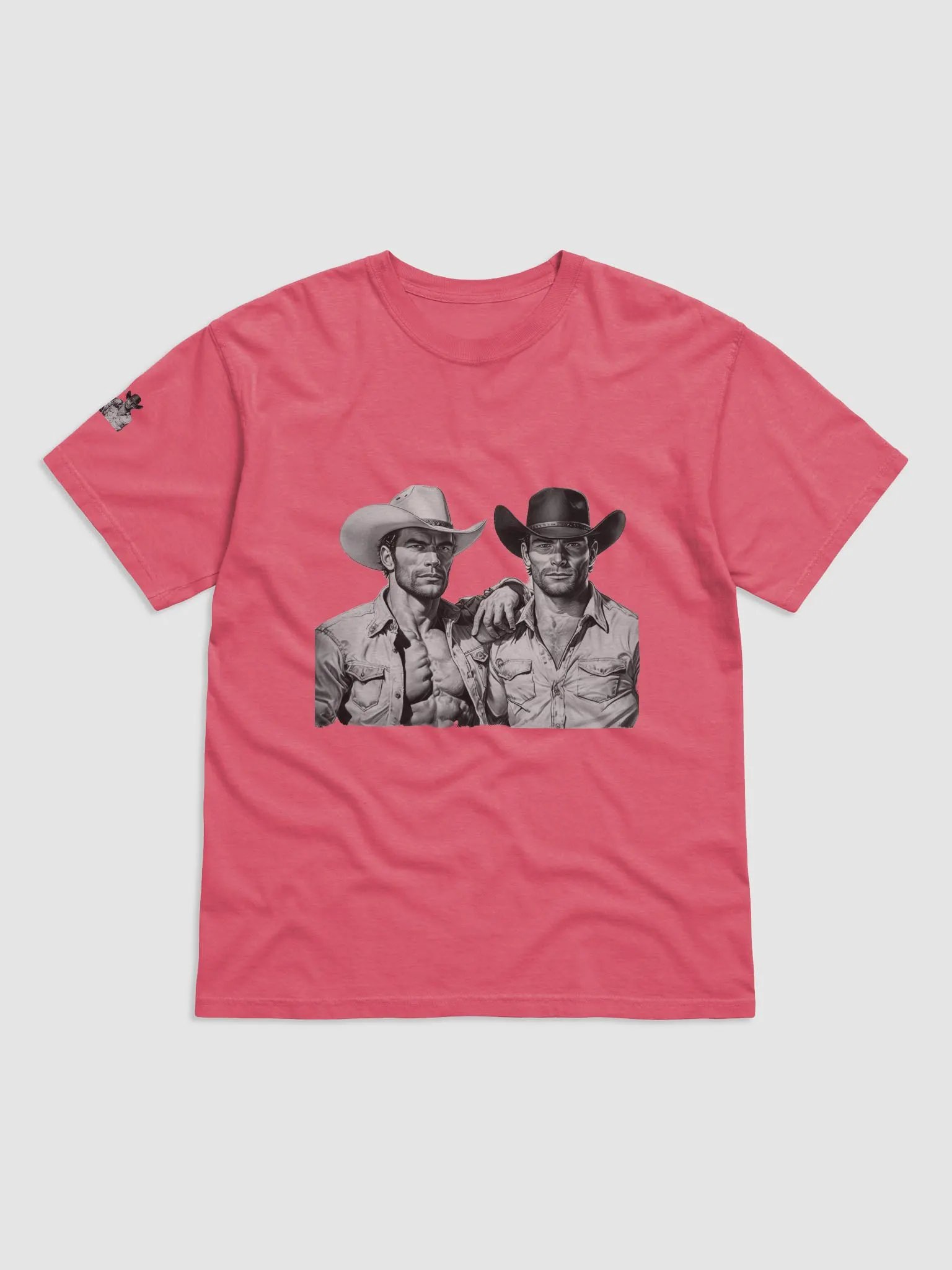 Cool Cowboys Gay Pride Graphic Design T Shirt product image (1)