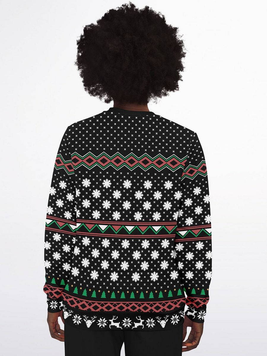 "Crochet with My Gnomies" Ugly Christmas Sweater | Knitting Crafter Holiday Sweatshirt | Crochet Gnome Winter Outfit product image (4)