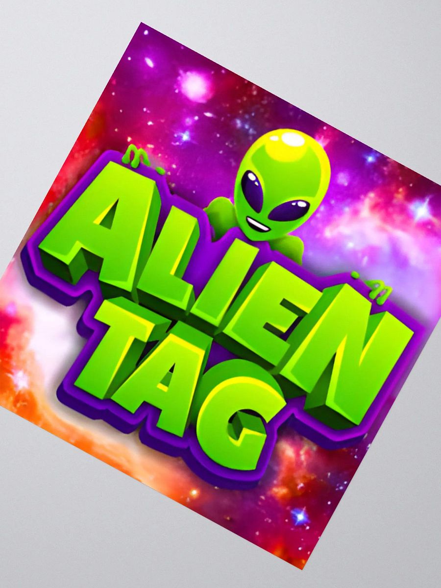 Alien Tag Competitive Sticker product image (2)