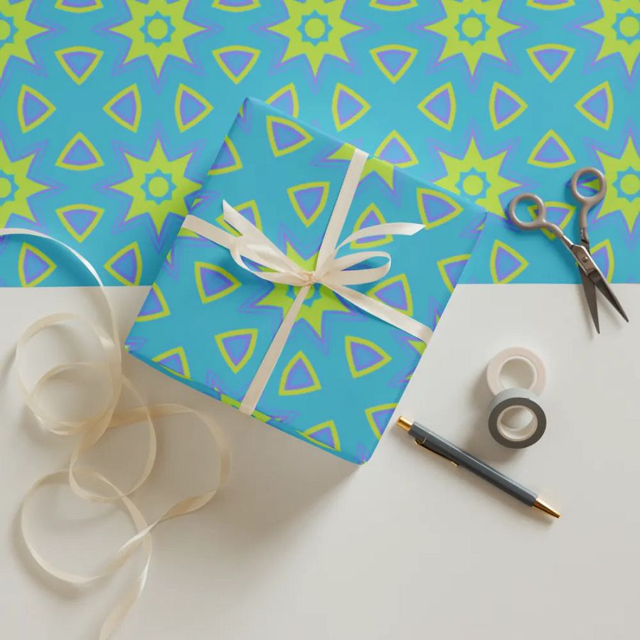 Psychedelic Dreams Wrapping Paper. product image (4)