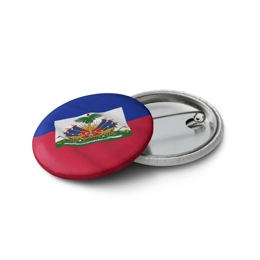 Haiti Emblems Pin Buttons Set product image (7)