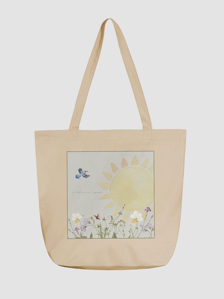 'in the sun i grow' Econscious Eco-Friendly Tote Bag product image (1)