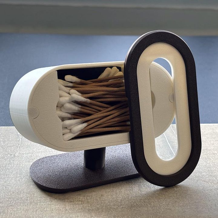 Cotton Swab Holder with Magnetic Lid product image (2)