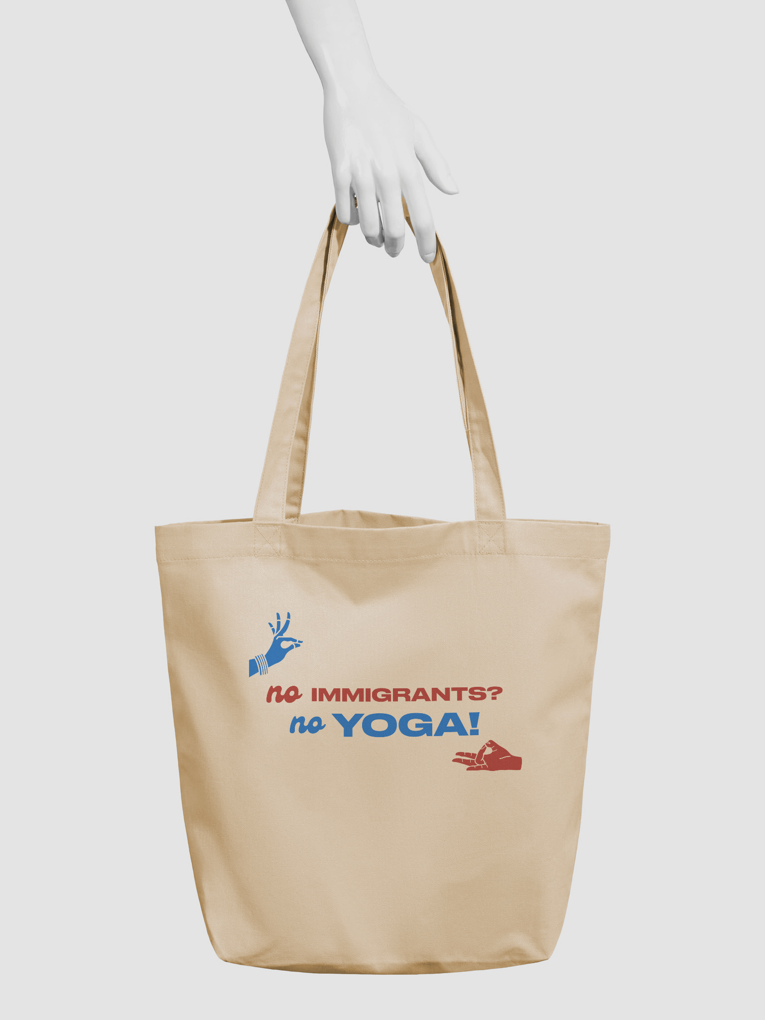 No Immigrants? No Yoga! Tote Bag product image (3)
