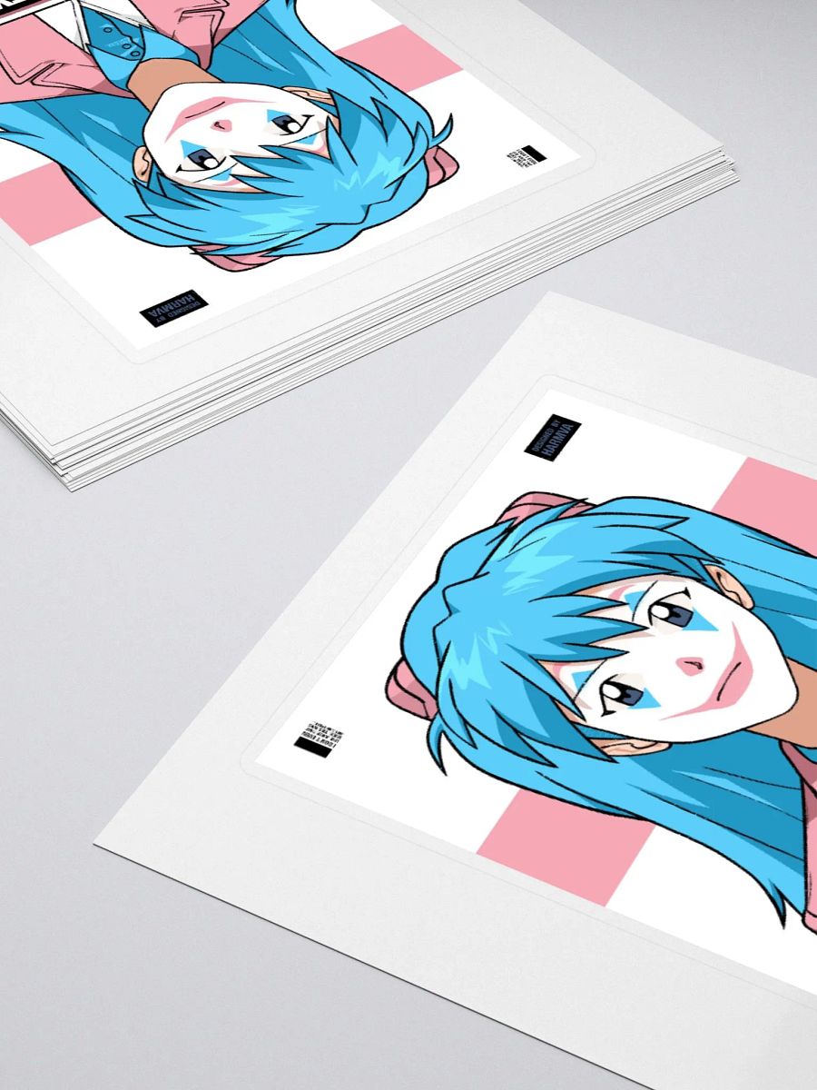 Woker Trans SOCIETY Sticker with Background product image (4)