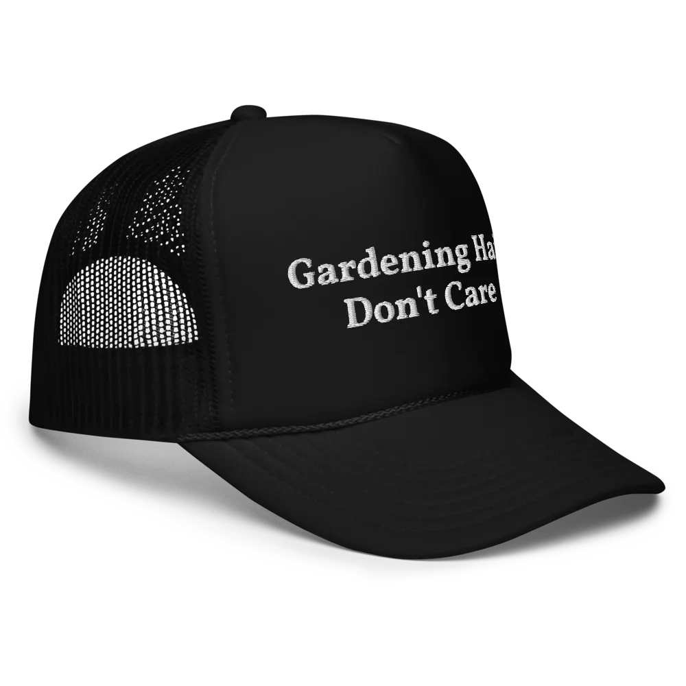 Gardening Hair Don't Care - Funny Embroidered Hat Trucker Cap product image (5)