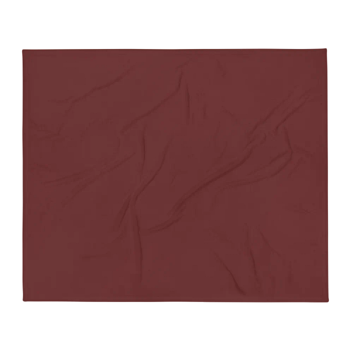 Maroon Mystery Throw Blanket product image (2)