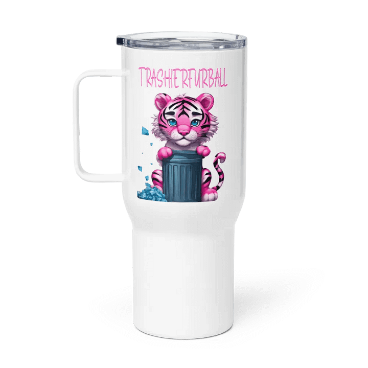 Trashier Furball Tiger Travel Mug product image (1)